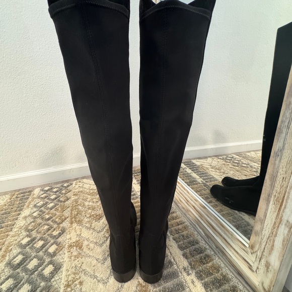 Stuart Weitzman Black Suede Over-the-Knee (OTK) 5050 Boots women’s size 11 - Picture 7 of 15